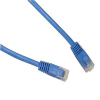 SYSTEMS, CABLE, 15FT CAT.6 MOLDED SNAGLESS PATCH CABLE BLUE
